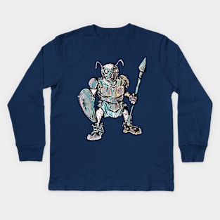 Mutant with color armor version 3 Kids Long Sleeve T-Shirt